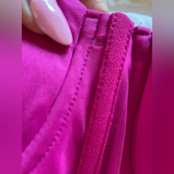 Hot Pink tulle strapless gown size XS - Picture 8 of 8